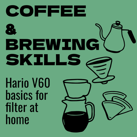 Hario V60 basics for filter coffee at home